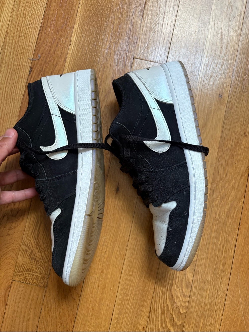 Nike Black and White Low-Top Sneakers